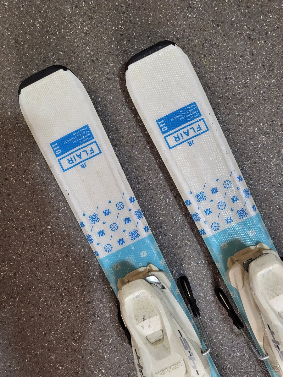 JUNIOR.CARV. LYŽE VOLKL FLAIR - 110 CM - 4