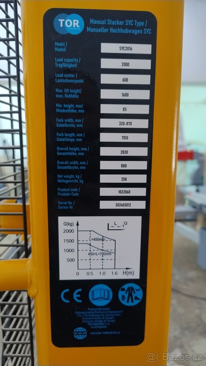 Paletový vozík - 4
