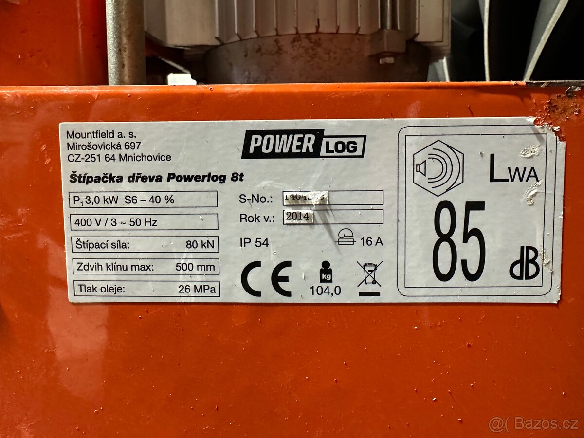 Štípačka na dřevo 8t PowerLog - 4