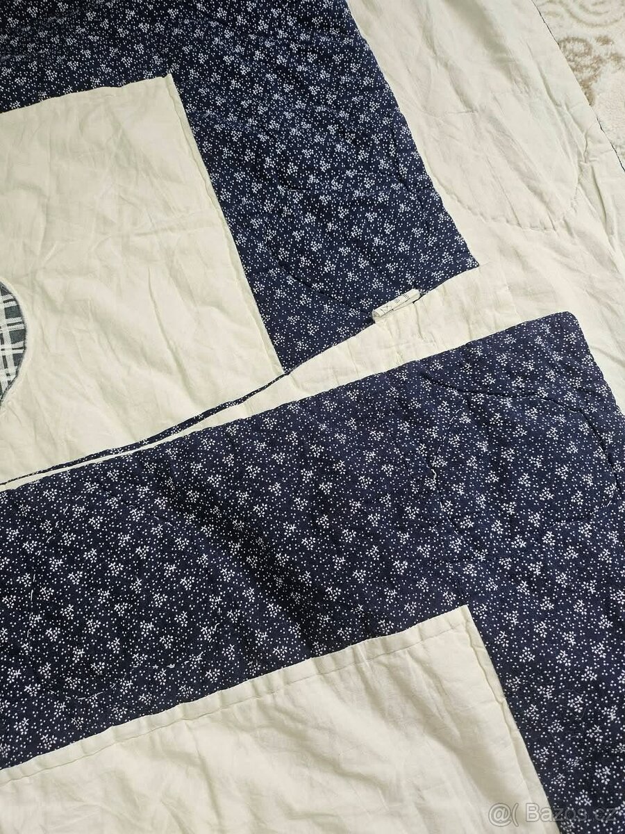Patchwork deka velká na manzelskou postel - 4