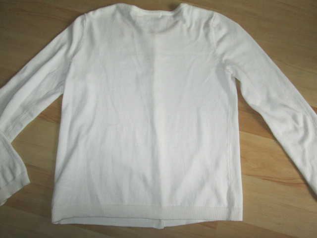 Svetr k šatům bílý vel. 8-10let - 4