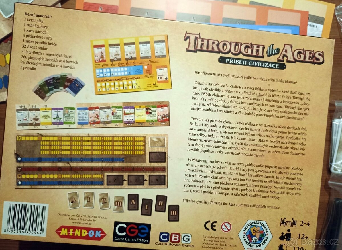 Through the ages - desková hra - KOMPLETNÍ původní vydání - 4