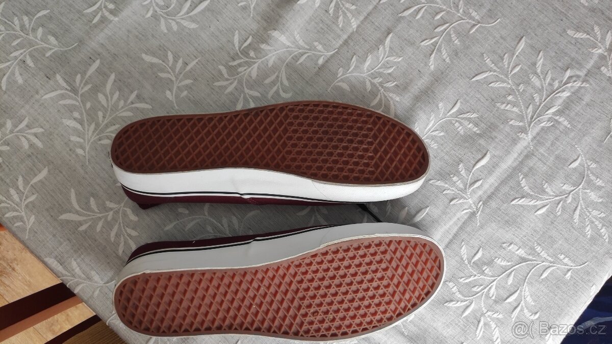 Pánské vínové boty Vans - 4