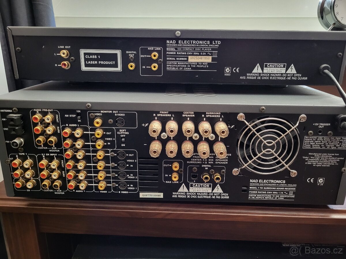 5.1 Receiver NAD T751 + CD NAD 524 - 4