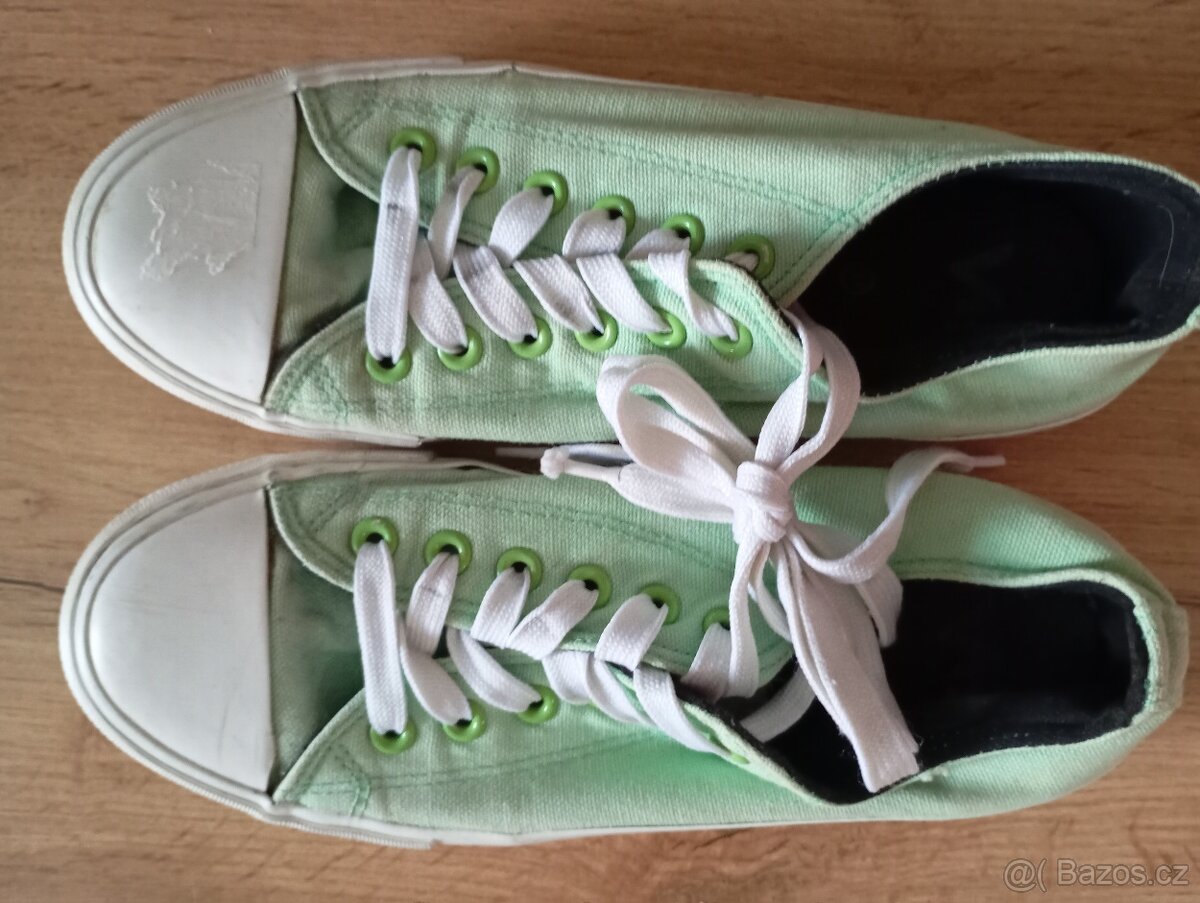 Zelené tenisky, značka Vty, vel. 37 - 4