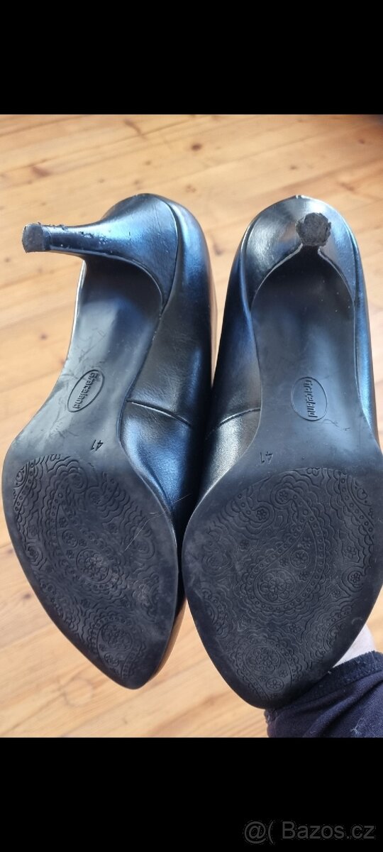 Černé lodičky GRACELAND vel.41 - 4