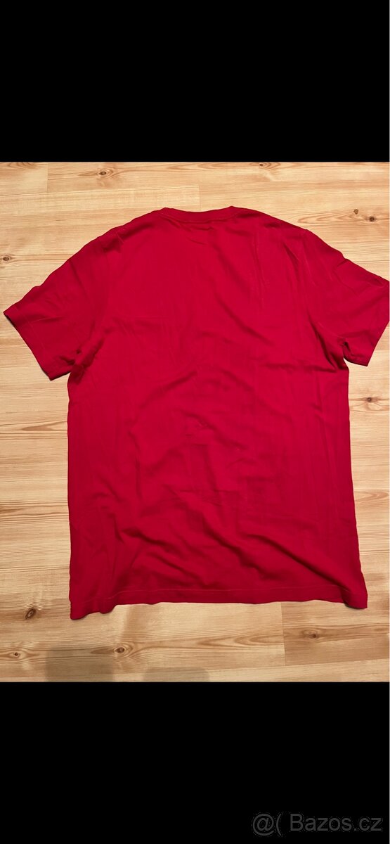 Červené Adidas triko pánské - 4