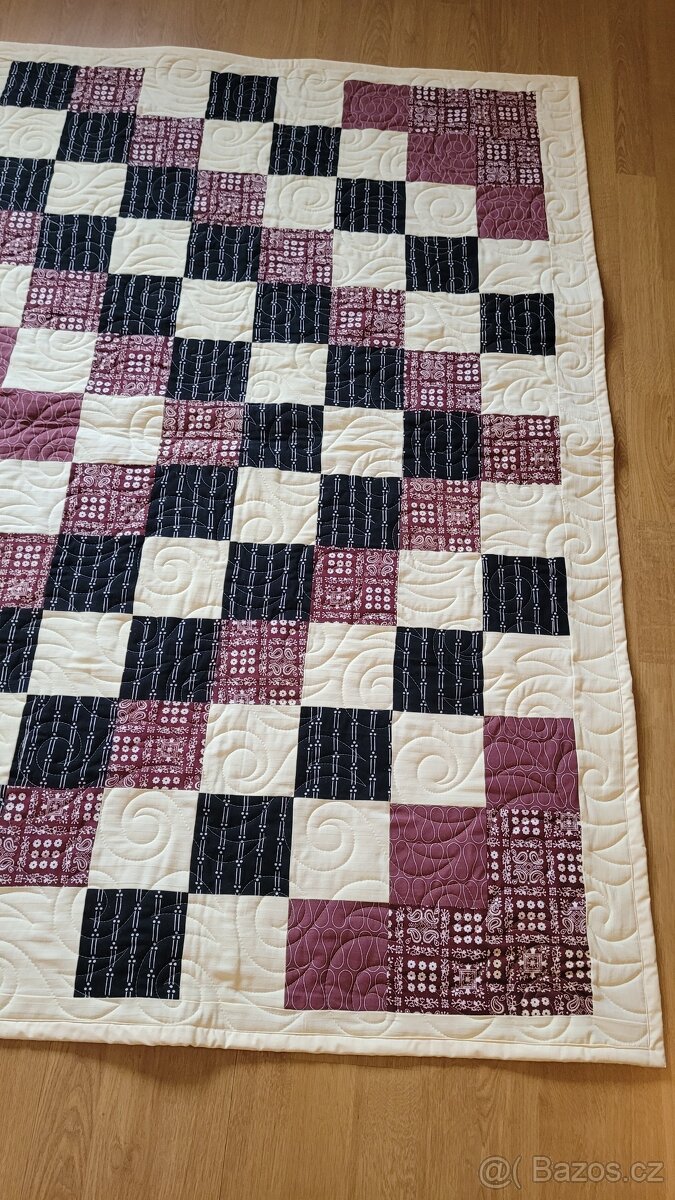 Prodám patchworkovou deku - 4