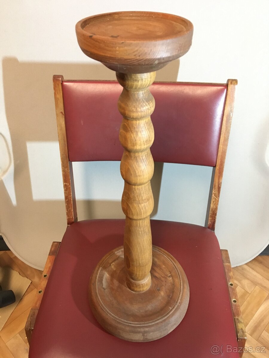 Prodám barové židle stojan na květiny retro - 4