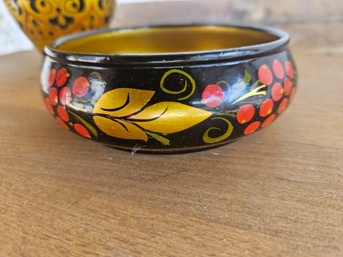 Malovane dřevěné nadobi - 4
