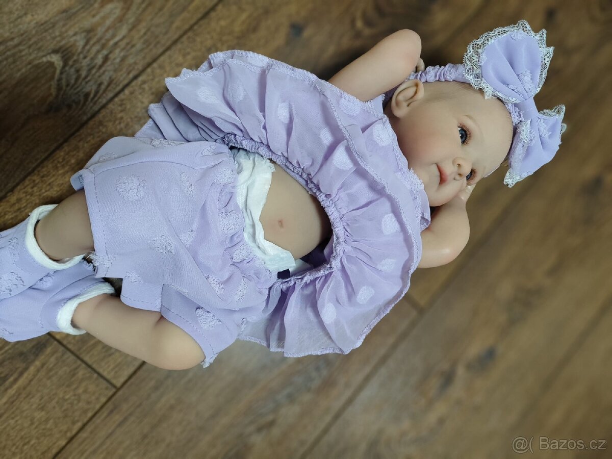 Reborn panenka NOVÁ Bettie 48cm - 4