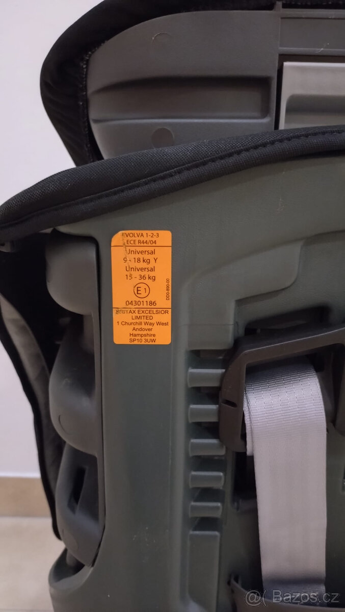 Britax Römer EVOLVA 123 barva černá - 4