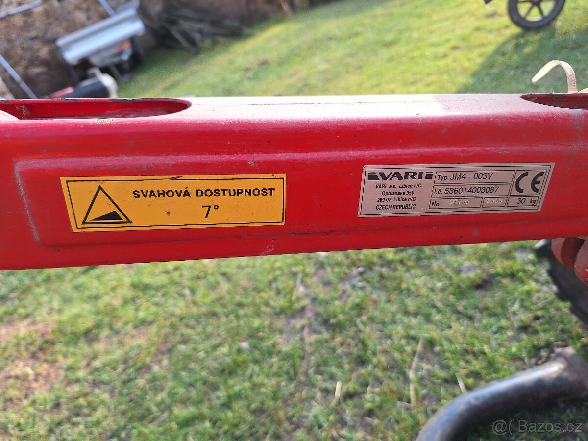 Vari se sklopným bržděným vozíkem+ bubnová sekačka - 4