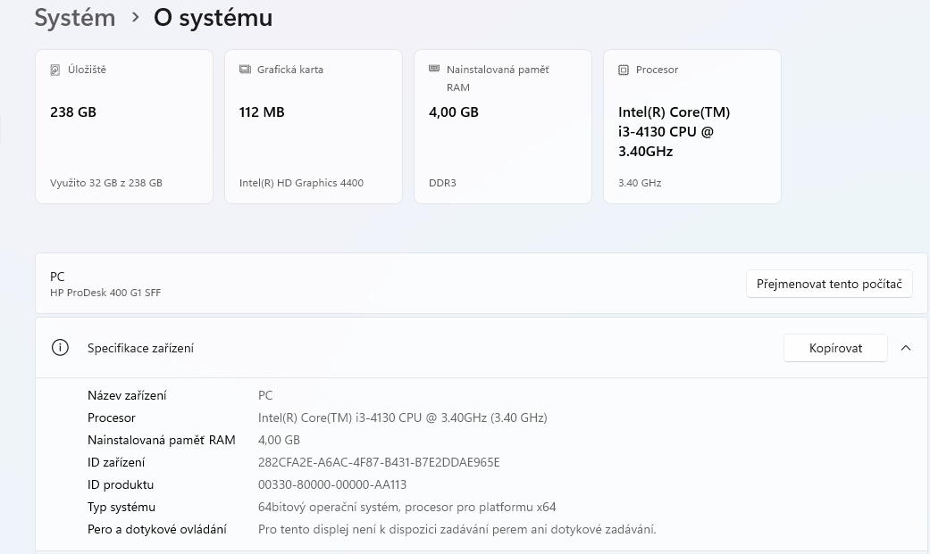 HP ProDesk - komplet s monitorem - 4