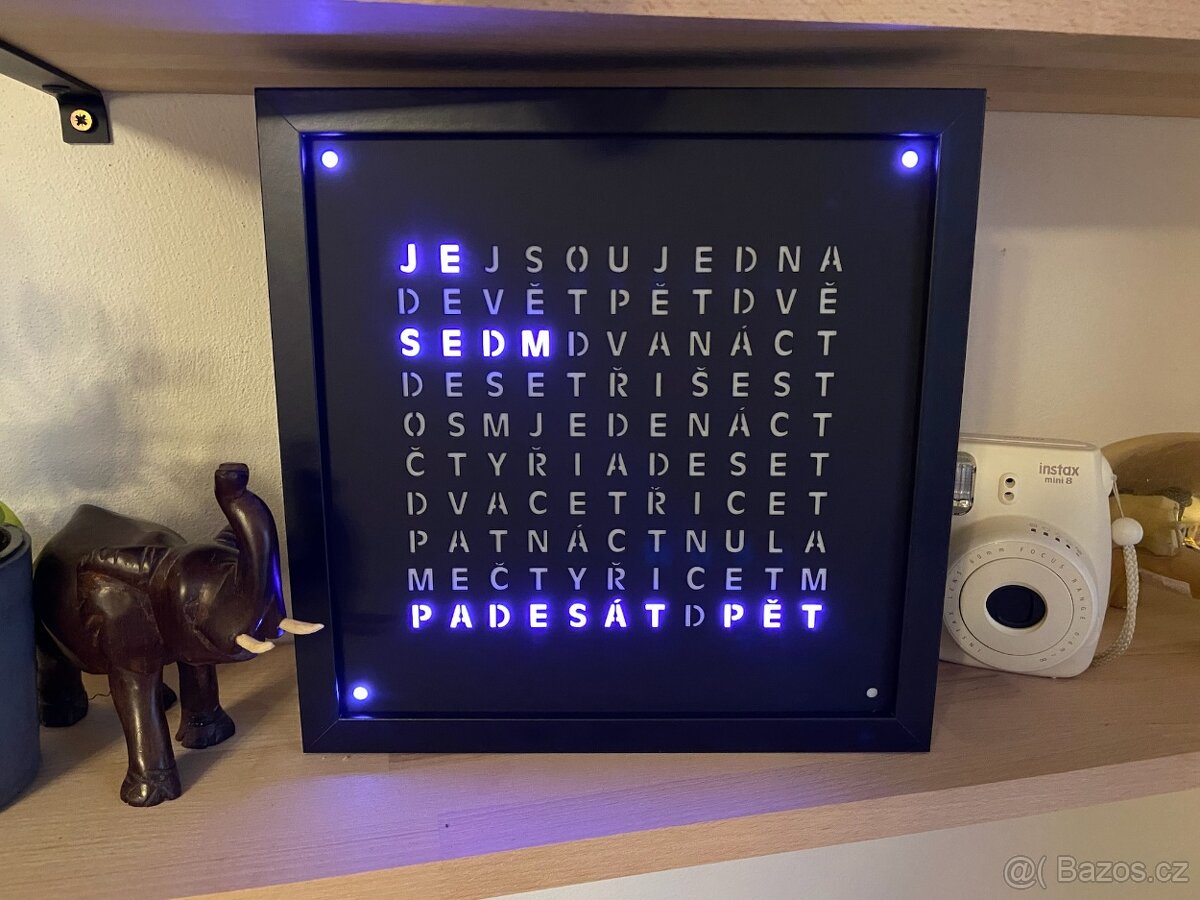 Slovní hodiny (word clock) - 4