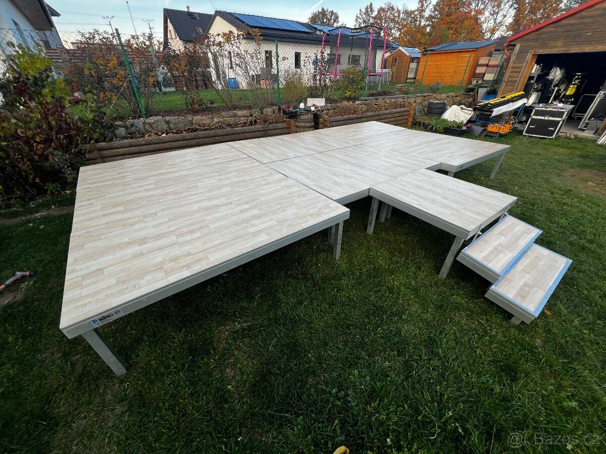 Profi pódium 6x3m, zn. Bütec - 4