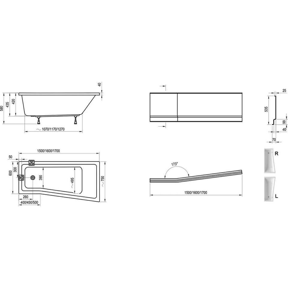 Vana Ravak 150x75 - 4
