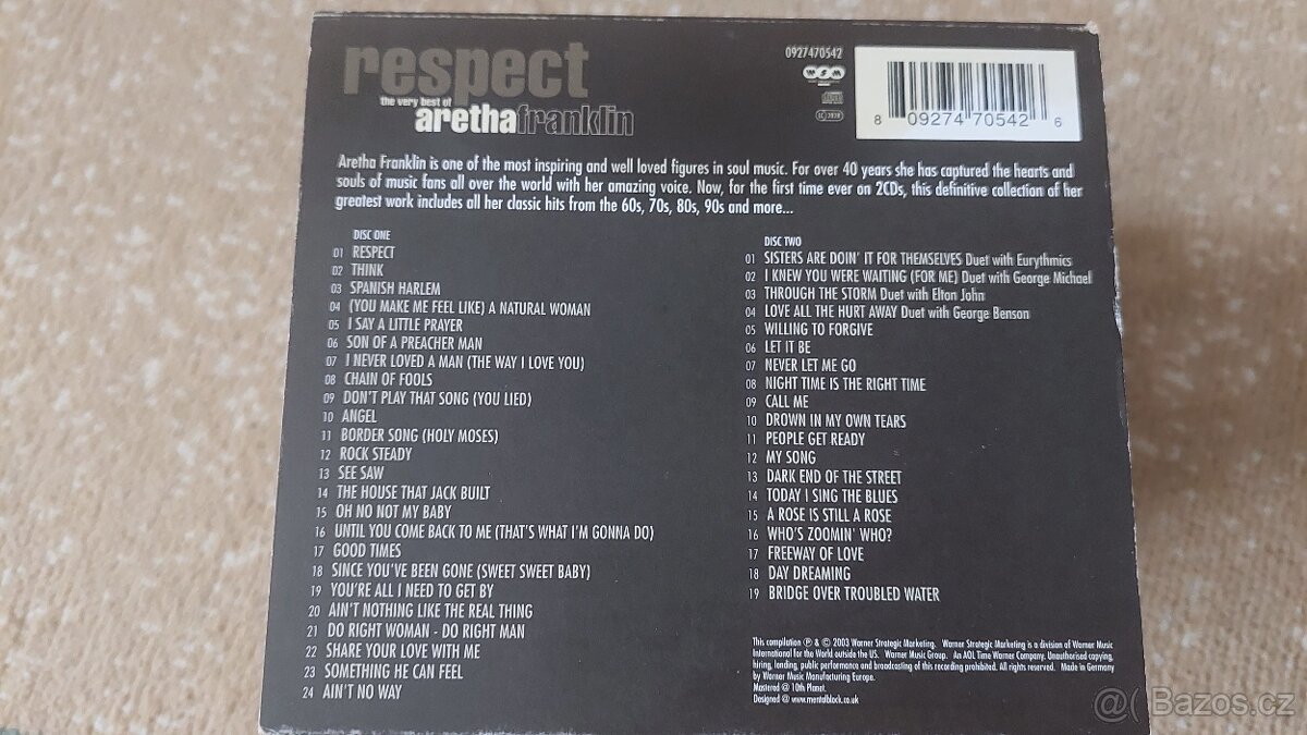 2CD respect The very best of Aretha Franklin - 4