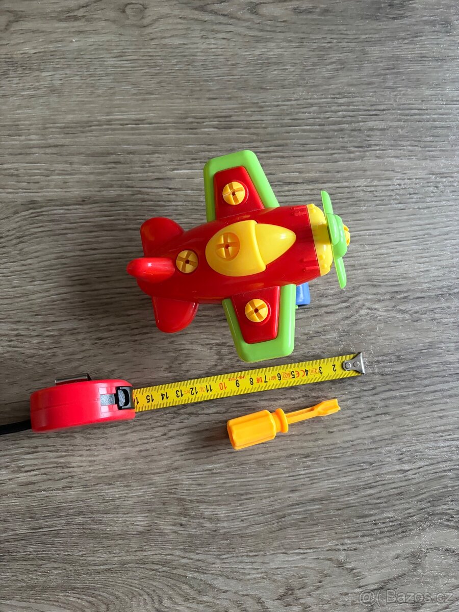 Šroubovací hračky- letadlo a bagr - 4