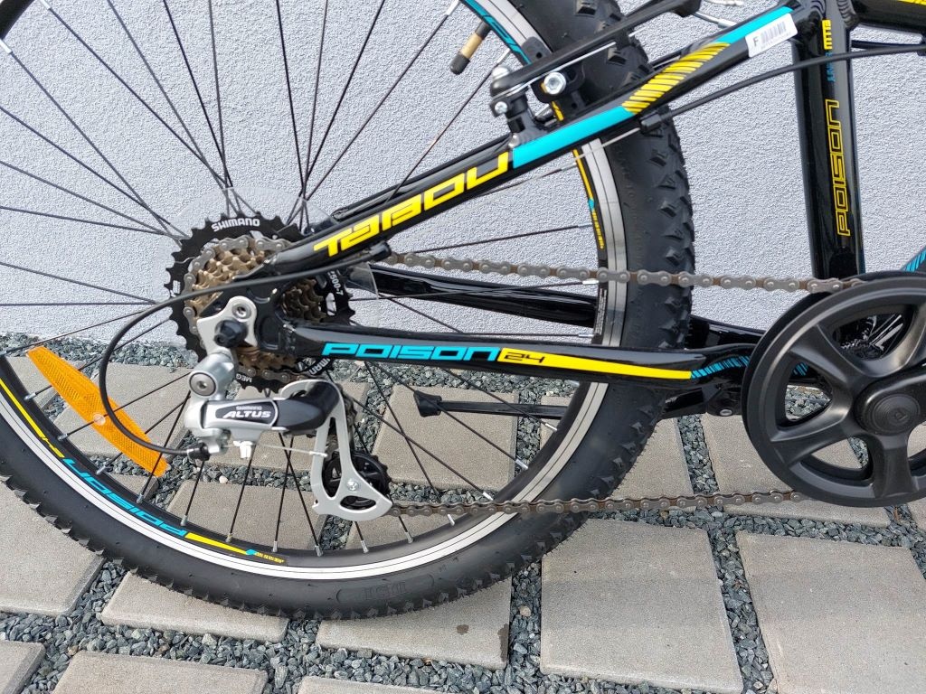 Dětské kolo TABOU POISON 24 2.0 černá - 4