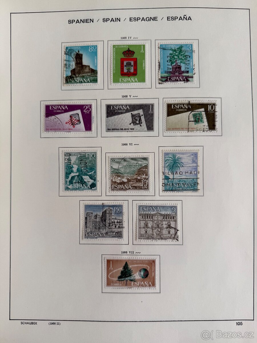 Filatelistická sbírka Španělsko - 4