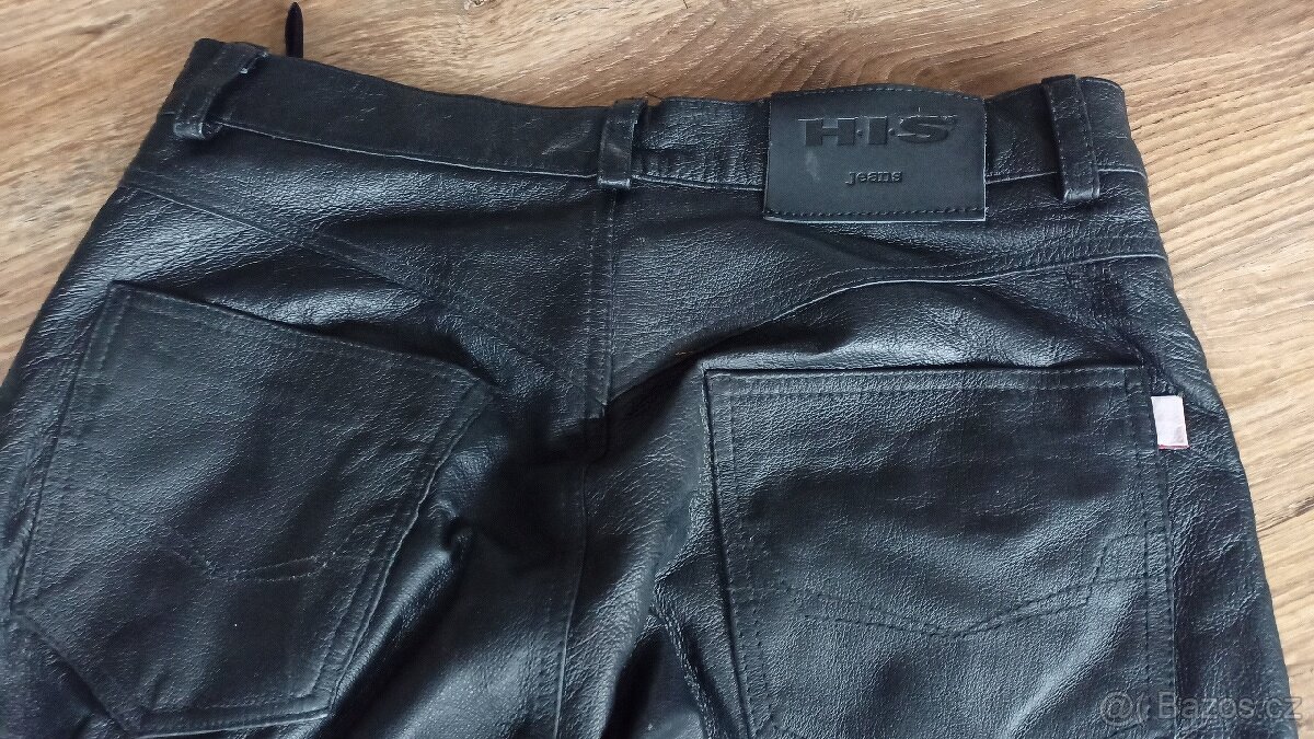 Kožené kalhoty HIS - 4