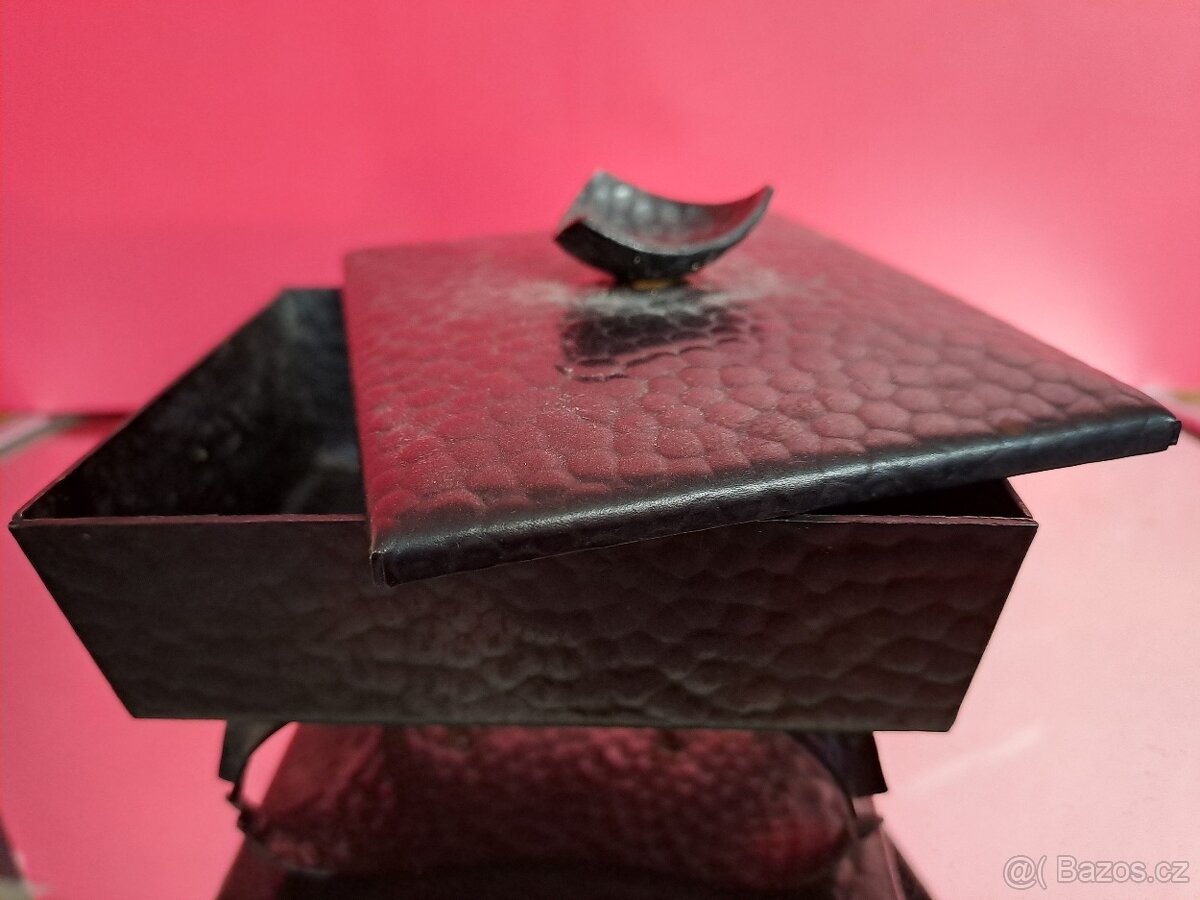 Kovová dóza Club, výrobce Javoz, styl Brusel - 4