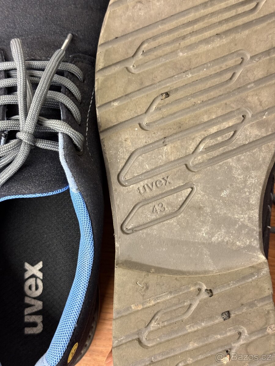 Uvex 1 Business – bezpečnostní boty, vel. 43 (SKVĚLÝ stav) - 4