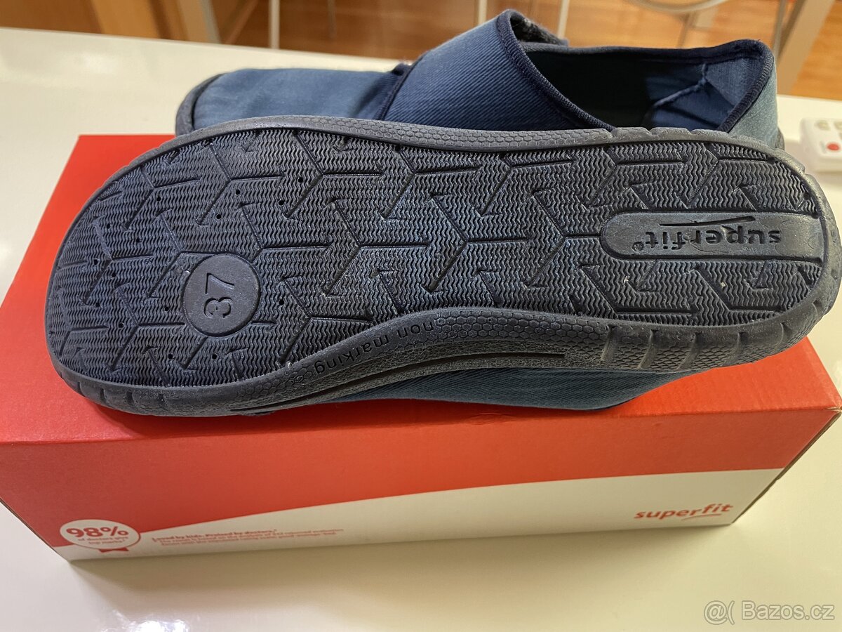Dětské přezůvky Superfit vel. 37 modré - 4