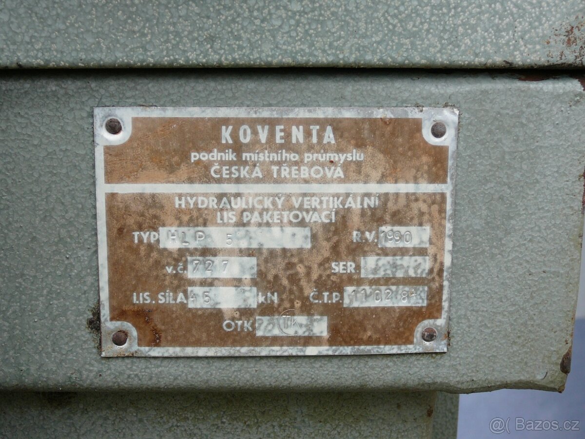 Paketovací lis - 4