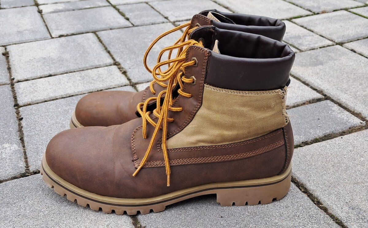 Podzimní/zimní boty kotníkové pánské velikost 43 - 4