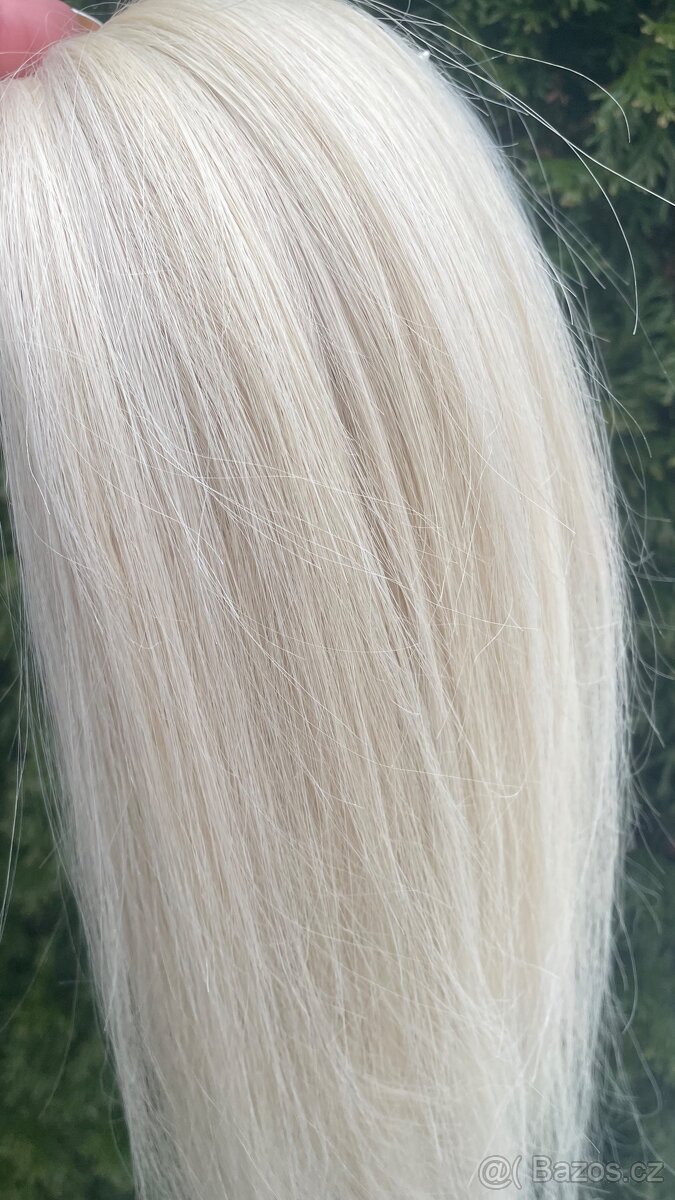 Středoevropské vlasy k prodloužení (50cm.230pr) - 4