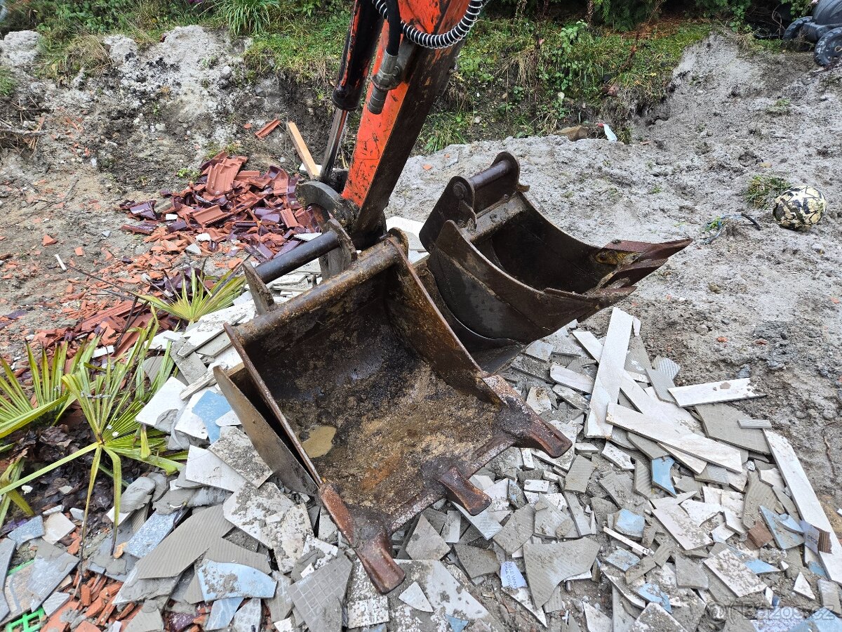 Minibagr Kubota Kx 36-2 najeto 4300mth 3x lžíce Rychloupínak - 4