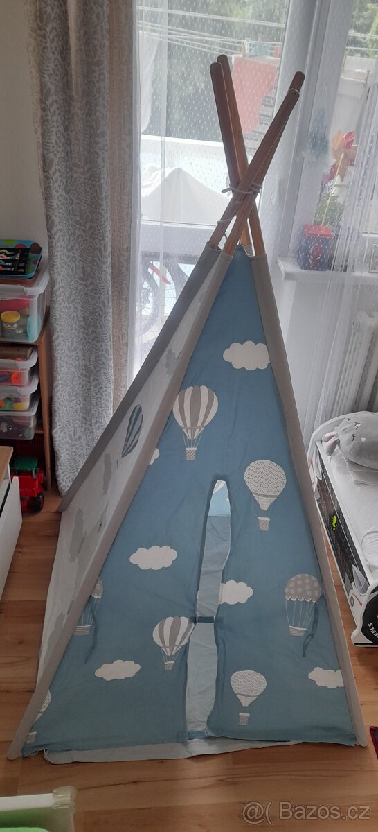 Dětský teepee stan – stylové a bezpečné místo na hraní – 55 - 4