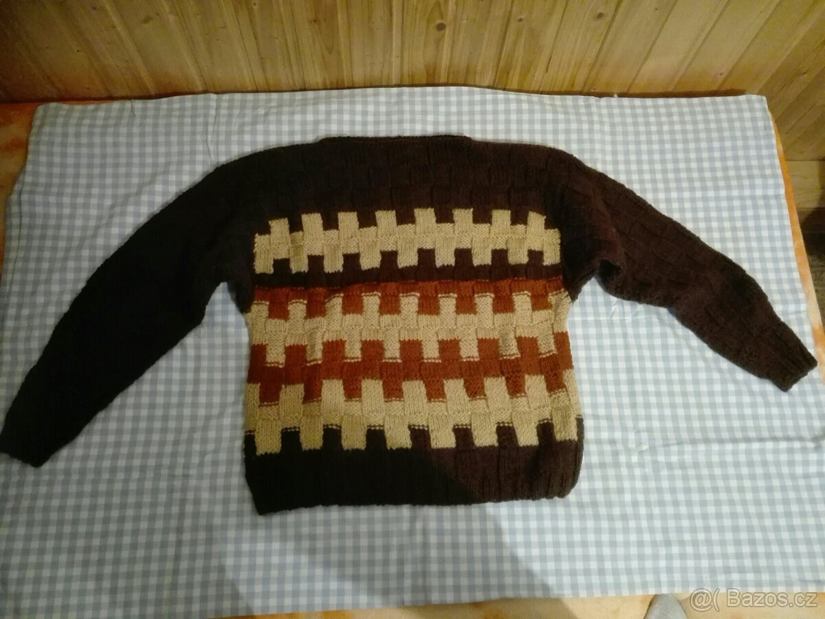 Vintage svetr z 80. let - 4