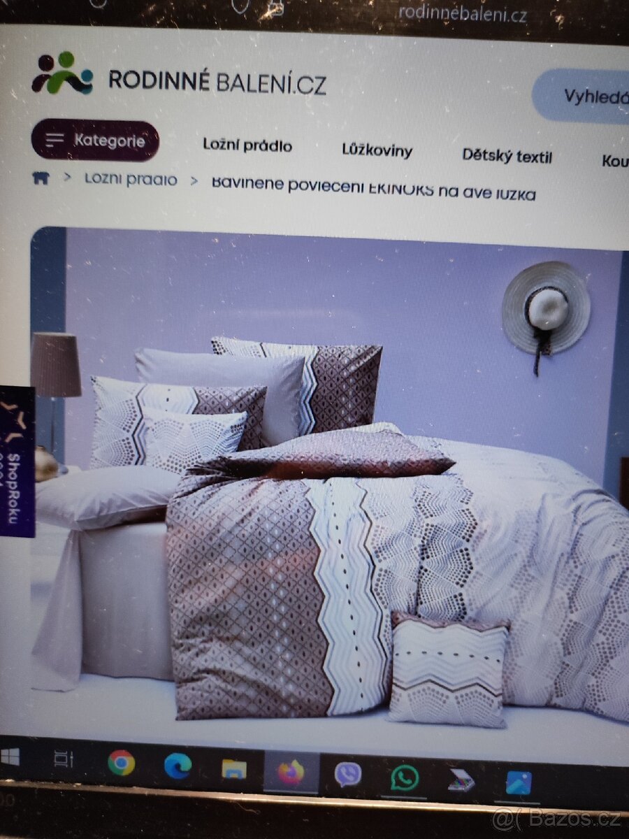 Bavlněné povlečení Ekinoks šedá - 4