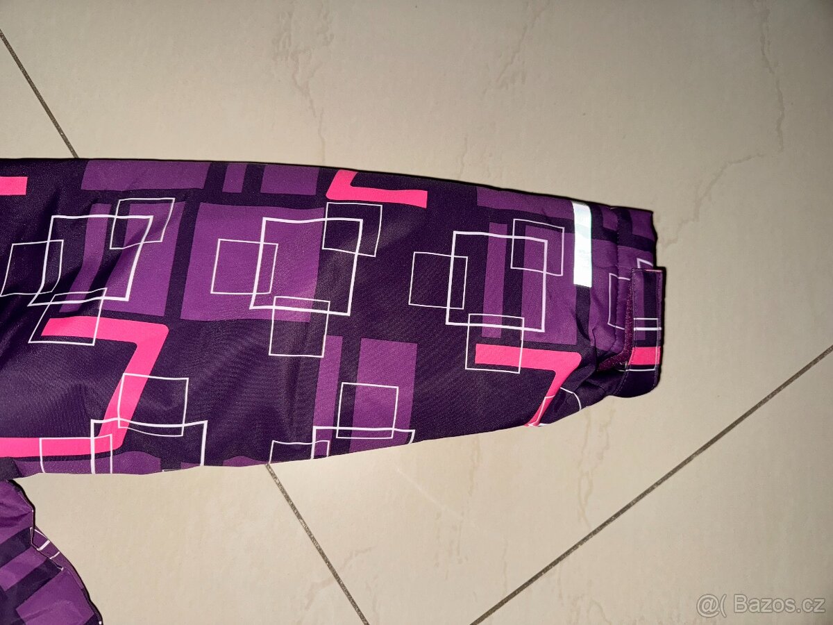 Fialová dívčí zimní bunda vel.164/170 - 4