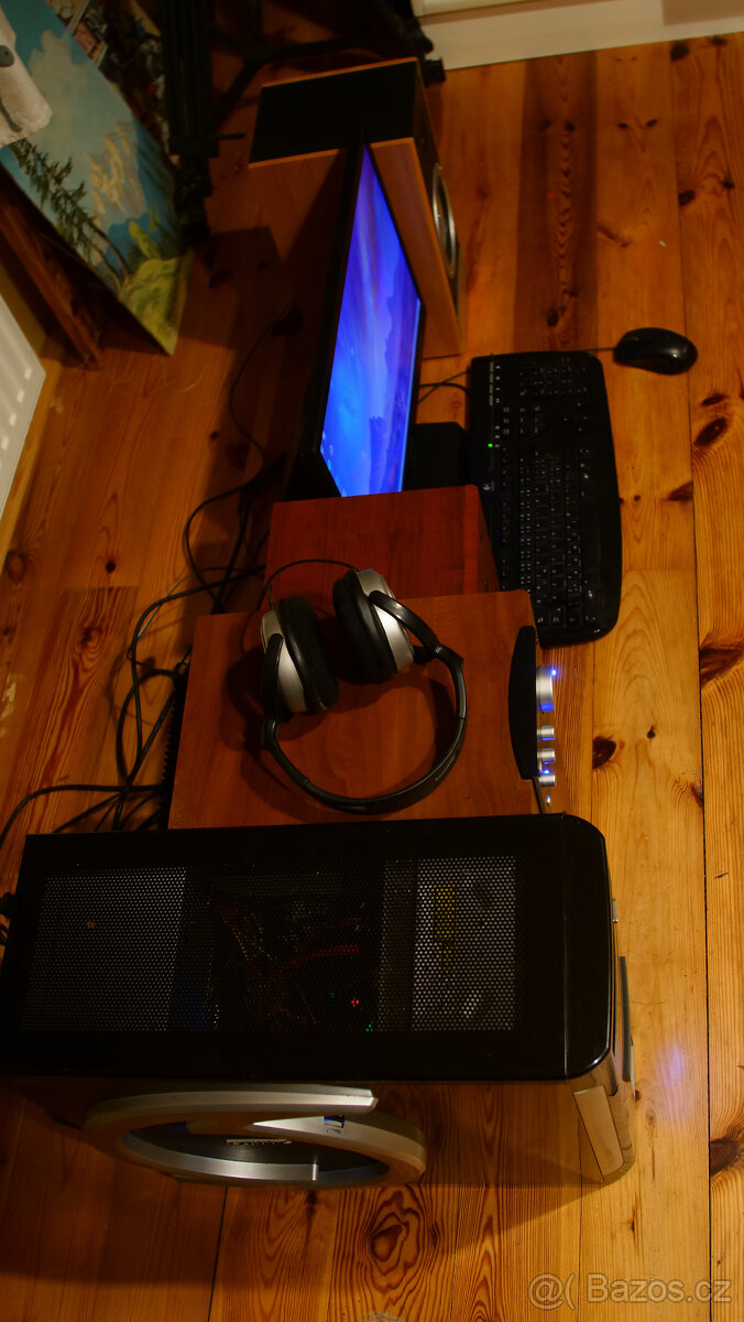 Počítačítačová sestava,subwoofer, repro genius,sluchátka - 4