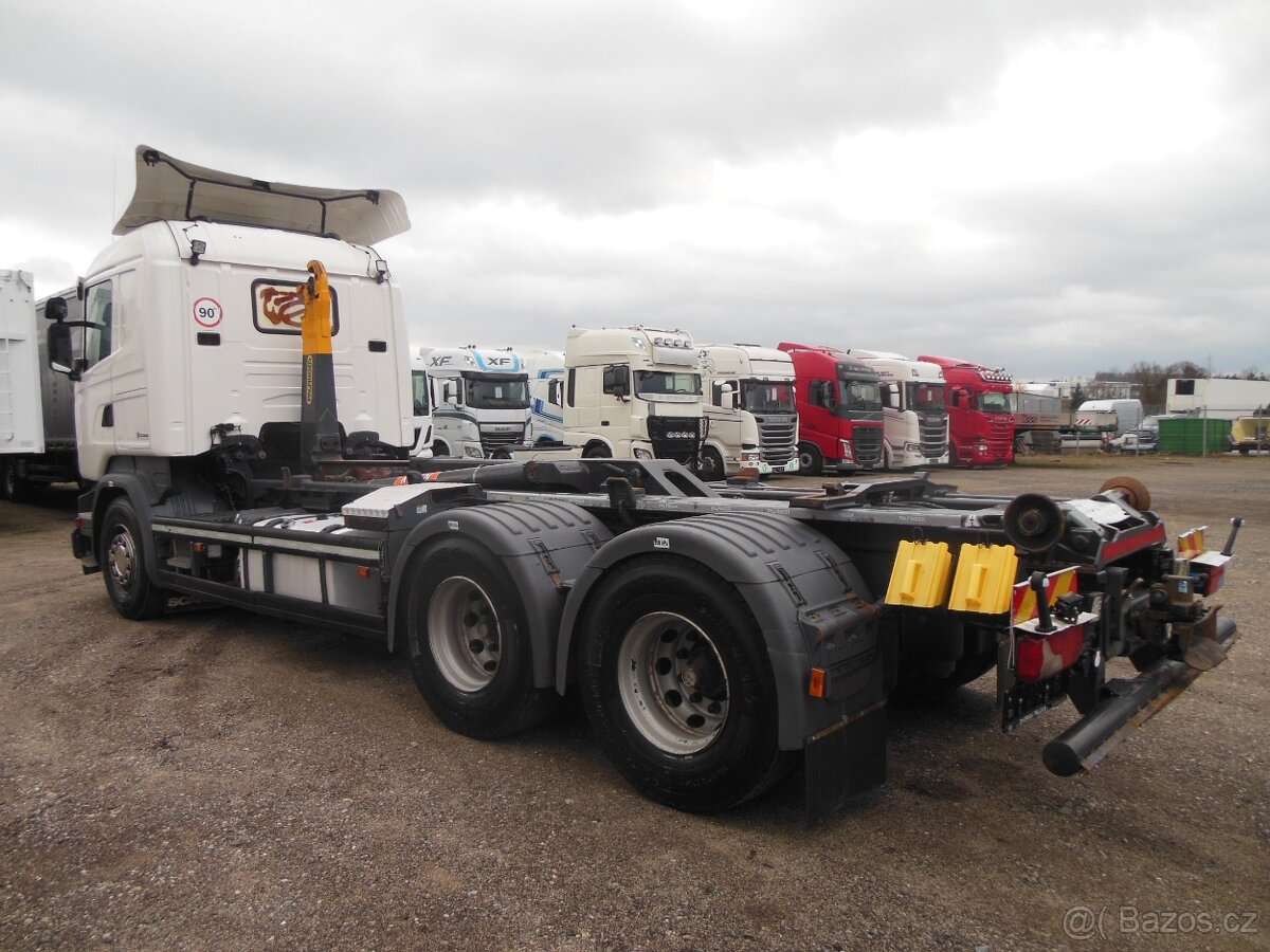 Scania R450, 6x4, Hákový nosič kontejnerů, Palfinger - 4