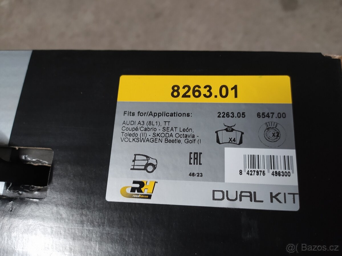 Nové brzdové sady ROADHOUSE (2× DUAL KIT) – nerozbalené - 4