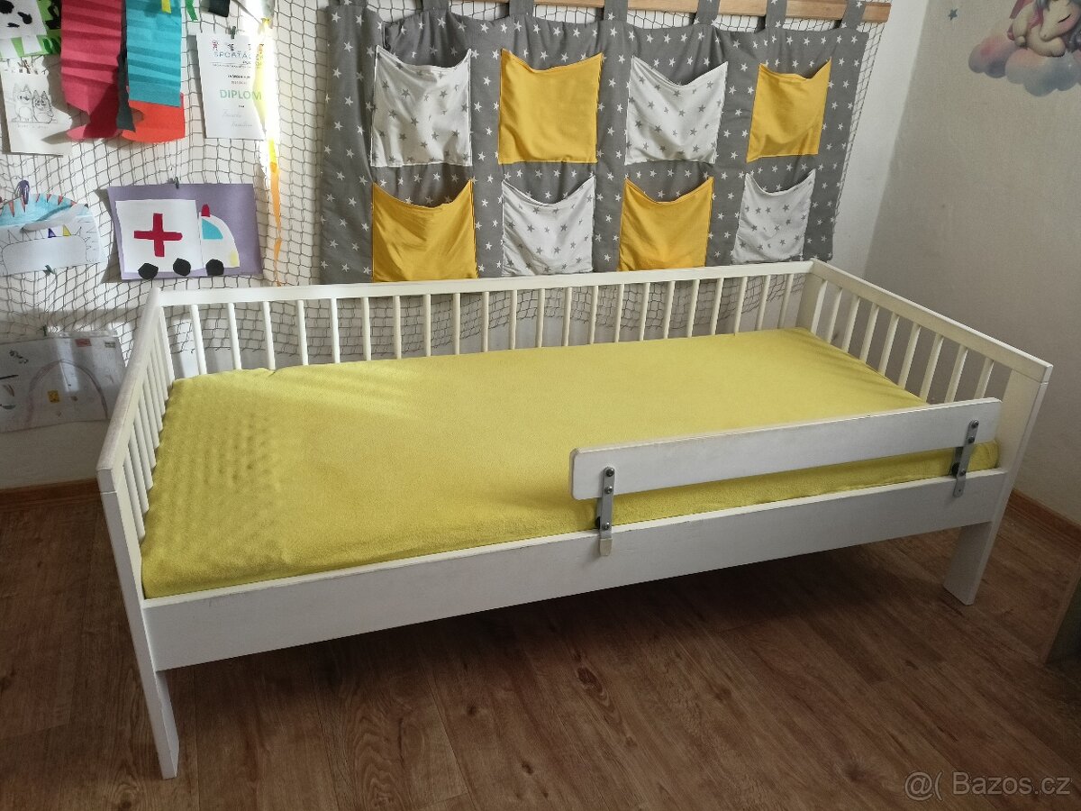 Postel 160x70 s matrací a prostěradly - 4