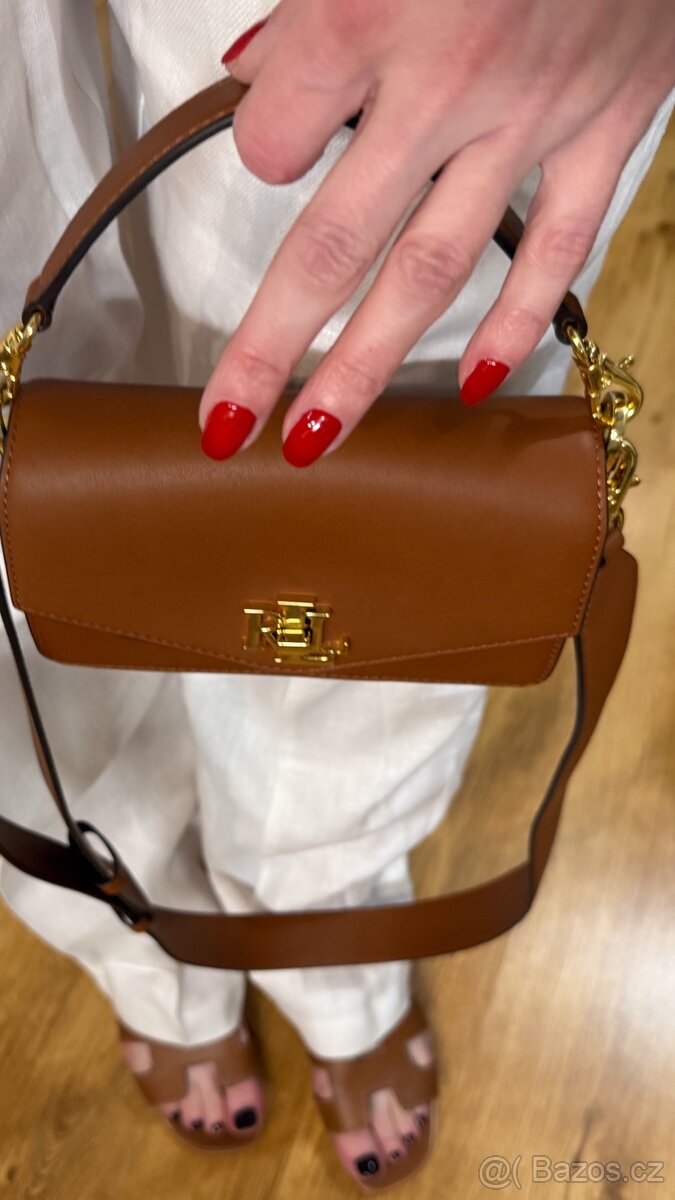 Kožená kabelka Ralph Lauren - 4