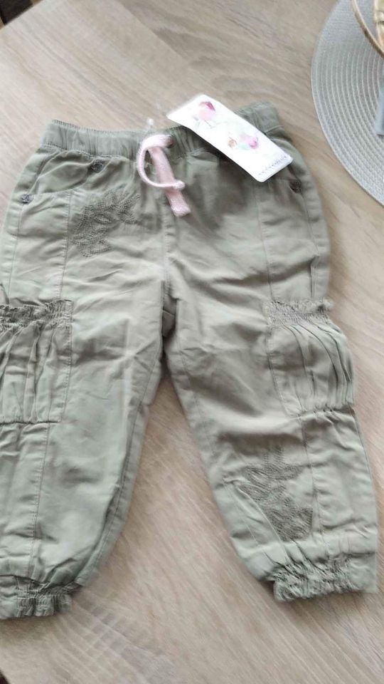 Dívčí kapsové kalhoty zateplené - 4
