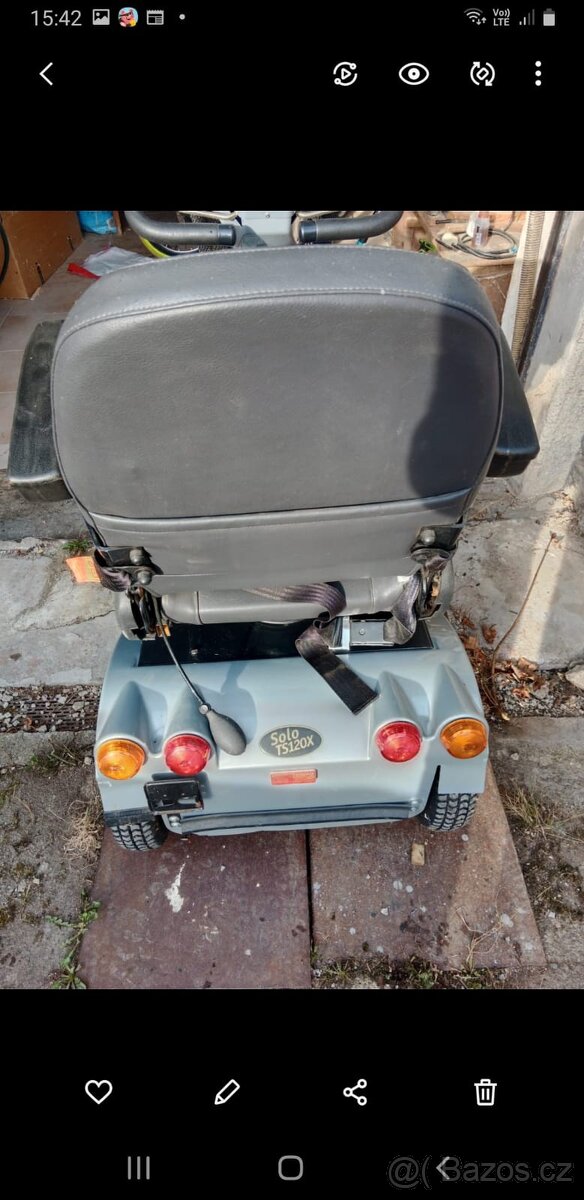 Prodám elektrický invalidní vozík - 4