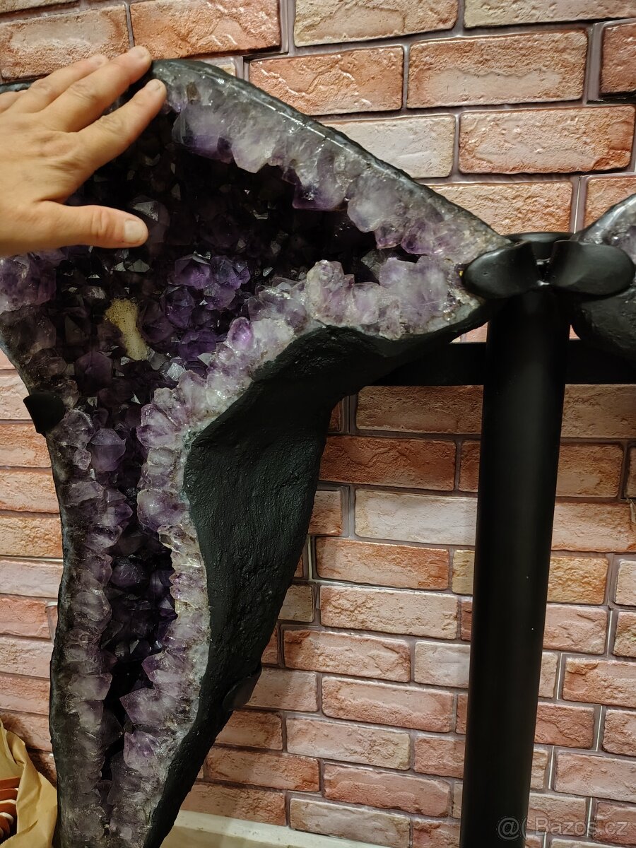 Ametyst motýlí křídla geoda - 4