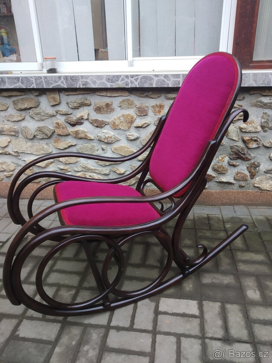 Houpací křeslo Thonet. - 4