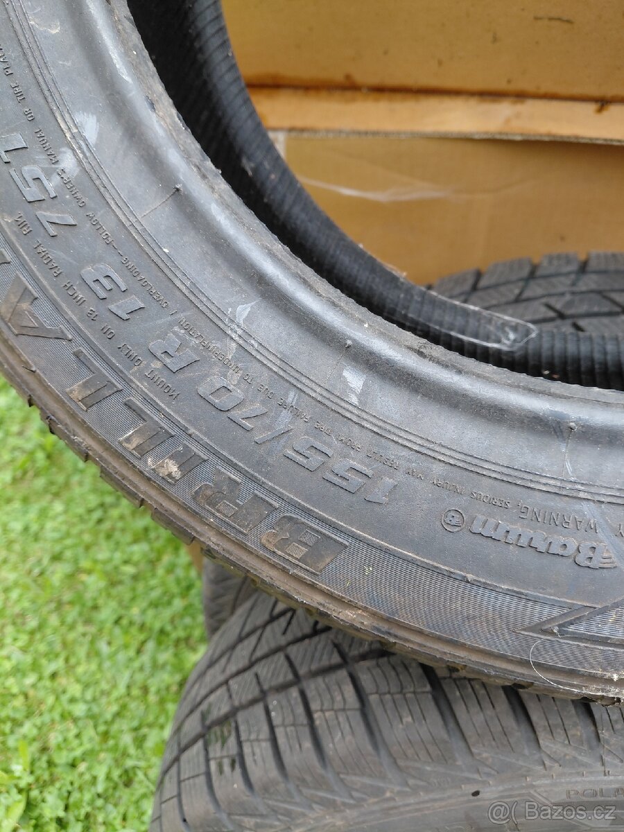 Prodám pneu 155,70,r13 - 4
