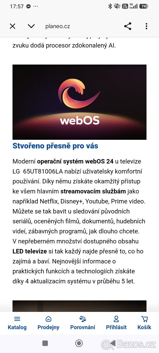 Televize LG 65/164cm - 4