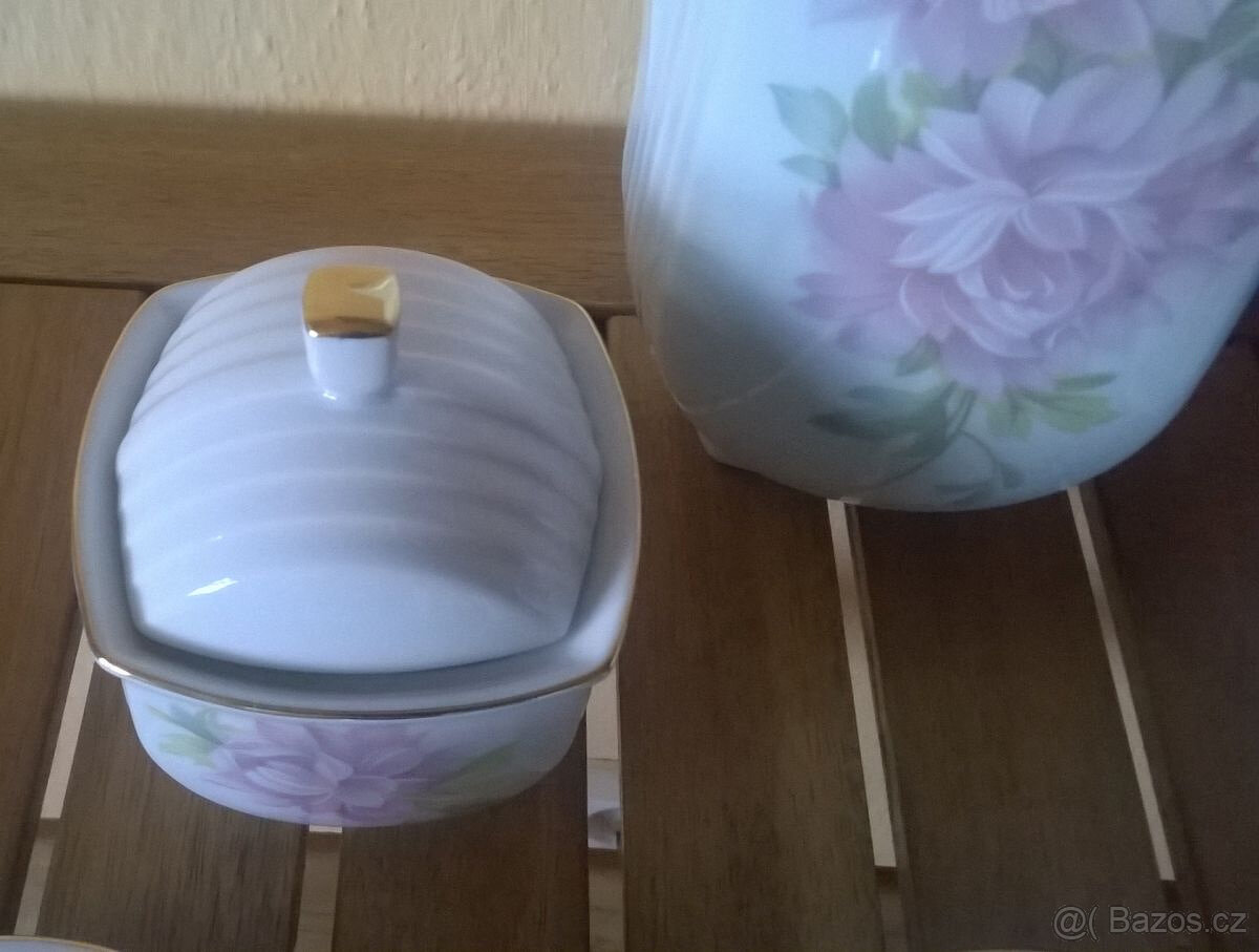 porcelánová souprava na malou kávu Lisette, - 4