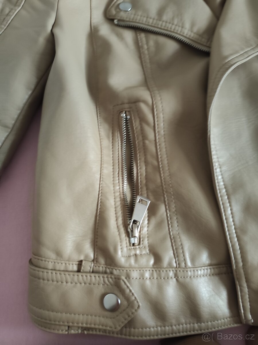 Béžová bunda vel.34 - 4
